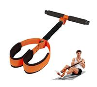 Tube Pedal Resistance Device - Stretch Exercise Workout Equipment for Women | High Elasticity Latex Bands with Foam Handles & Contoured Pedals for Home Gym, Arms, Legs and Glutes, 200g