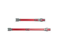 Tube Rod Stick Quick Release Space Saving 18 To 28 Inch Extendable Wand ，Compatible For Dyson，V15 V11 V10 V8 V7 Vacuum Cleaner Replacement Lightweight(RED)
