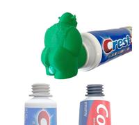 TUBECAPZ Divertido adorno de pasta de dientes Shrek Pooping incluye 2 adaptadores para tubos Crest & Colgate (Shrek)