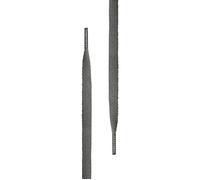 Tubelaces Schnürsenkel White Flat Darkgrey 90 cm