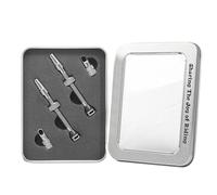 Tubeless Valve Stems - Aluminum Alloy 44/60/65mm | Super Light Valve Core Remover Tool Includes 2 Stem Caps Kit For Tubeless Tires Mountain Road Bike Vacuum Rims