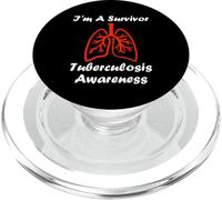 Tuberculosis Quote I'm a Survivor Tuberculosis Awareness PopSockets PopGrip para MagSafe