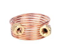 Tubería Capilar de Cobre, Tubo de Refrigeración Flexible 2,8 Mm G1/4" (1500Mm) Para Equipos de Aire Acondicionado Y Neveras