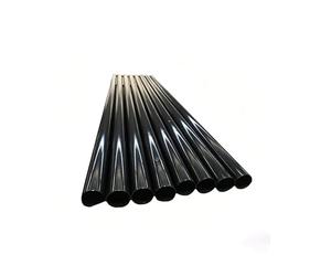 Tubería de acero compuesta recubierta de polietileno, conducto de telecomunicaciones revestido y recubierto de PE for protección de cables de fibra óptica(65x76x1.4mm/2.6x3x0.06in)
