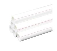 Tubería De Agua Fusión En Caliente PPR, 8 Uds., 50CM, 20/25/32MM, Tuberías Universales Frío Y Calor, Suministro Ingeniería/decoración Del Hogar(White 8PCS,50CM_25 MM 3.5THICK)