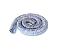 tubería de drenaje de penetración suave, Tubo de drenaje corrugado de 2 pulgadas con alambre de acero azul, varios tamaños(800cm/315in)