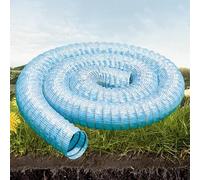 Tubería De Drenaje Permeable Flexible,Sistema De Drenaje Con Tubería Ciega,Absorción Y Filtración De Agua,para Aplicaciones De Drenaje De Carreteras/ingeniería De Drenaje(25ft//7.6m)