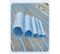 Tubería de infiltración corrugada flexible perforada para jardines, patios y céspedes, solución de redireccionamiento de agua subterránea (5 cm de diámetro x 140 cm de largo)