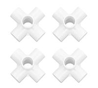Tubería de PVC, Accesorios de Tubería de PVC Accesorios de Codo de Esquina de Tubería Conector de Tubería de Plástico de PVC de 10 Piezas Conectores de Tubería de PVC de 6 Vías