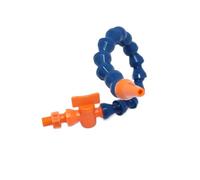 Tubería de refrigerante de aceite de agua, Tubo Refrigerante De Boquilla Redonda De 1/8 Pulgadas for Torno CNC Con Interruptor De Válvula Multicolor 100-600mm(Right Angle 1.6,100MM-WITHOUT SWITCH)