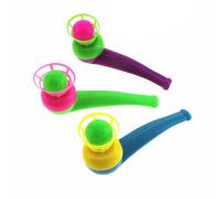 Tubería de soplado de Bolas, Juguete para el Ejercicio de respiración | Juego de Golpe de Pelota educativa para equilibrar,Accesorios interactivos de Fiesta sensorial para niños, niñas, preescolares