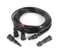 Tubería de tubo de tubo 15m para limpiadores de alta presión + 4 adaptadores