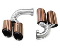 Tubería Escape Para Cayenne 2018 2019 2020 2021 2022 2023 2024 Silenciador Escape Deportivo Triple Quad(Hybrid Models)