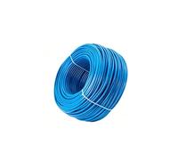 Tubería flexible de PVC for cables, for protección de cables, conductos eléctricos ignífugos, cubierta for gestión de cables automotrices(Blue,DxT: 0.71x0.02inch)