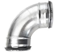 Tubería helicoidal curvada Intelmann de diámetro 160mm, 90° (80, 100, 125, 150, 160, 180, 200)