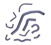 Tubería radiador Compatible Con Civic Para CRX ED3 ED4 ED6-ED9 EE2 EE4 D15B2 D15B7 1988 1989 1990 1991 Kit Manguera Refrigerante Radiador De Silicona Para Automóvil Piezas De Automóvil(Gray)