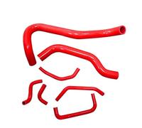 Tubería radiador Compatible Con Civic Para Type R FN2 2006 2007 2008 2009 2010 Kit Tubo Manguera Radiador Refrigerante De Silicona Accesorios Para Auto Mangueras De Radiador De Motor(Red)