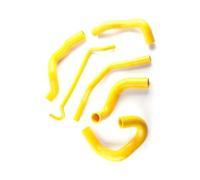 Tubería radiador Compatible Con Ford Para Mustang GT 4.6L Para Shelby 5.4L V8 MT 2005 2006 2007 2008 2009 2010 Kit De Tubo De Mangueras De Radiador De Silicona Piezas De Automóvil(Yellow)