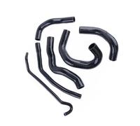 Tubería radiador Compatible Con Ford Para Mustang GT 4.6L Para Shelby 5.4L V8 MT 2005 2006 2007 2008 2009 2010, Mangueras De Radiador, Tubo De Motor, 6 Piezas(Black)