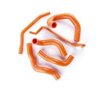 Tubería radiador Compatible Con Ford Para Mustang GT 4.6L Para Shelby 5.4L V8 MT 2005 2006 2007 2008 2009 2010, Mangueras De Radiador, Tubo De Motor, 6 Piezas(Orange)