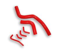 Tubería radiador Compatible Con Mitsubishi Para Lancer 1,8 T Para GSR 4G93 DOHC 4G93T CD5A Radiador De Silicona Refrigerante Manguera De Agua Accesorios De Coche(Red)