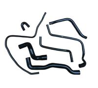 Tubería radiador Compatible Con SAAB 900 1994 1995 1996 1997 1998 93 9-3 1998 1999 Para Trionic5 Con Manguera Refrigerante Radiador Para Turbo Gasolina 4 Cilindros Accesorios Automóvil(Black)