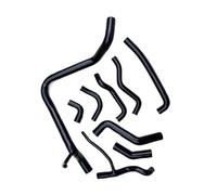 Tubería radiador Compatible Con SAAB 900 Para Turbo 16V 2.0L Con Radiador CA Manguera Calentador Refrigerante Mangueras Radiador De Motor Piezas De Automóvil 4029849 7546179 7546161(Black)