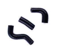 Tubería radiador Compatible Con TT MK1 1998-2004 2005 2006 Para A3 S3 Para Quattro 1999-2003 1.8T 225 HP Manguera De Radiador Kit De Tubo De Ventilación Del Cárter De Silicona(Black)