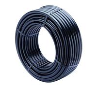 Tubería riego rigida de polietileno Ø 16 mm. Manguera de riego por goteo. Tubo de goteo de polietileno de 100 Metros y 16 milímetros sin goteros, color negro