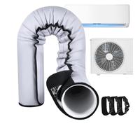 Tubería Wrap Around - Aluminum Foil Felt Waterproof Fabric 152 x 56 cm | Air Conditioner Tube Heat Sleeve, Flexible Pipe Insulation Wrap | Plumbing Irrigation Furnace Heater Garden HVAC Protection