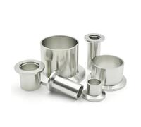 Tuberías Accesorios de tubería soldados al vacío KF10, KF16, KF25, KF40 y KF50, brida de vacío de acero inoxidable 304, longitud de 20/30/50 mm(KF40,Length 20mm)