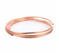 Tuberías flexibles de cobre, Tubería de cobre rojo al 99,9% for aire acondicionado con un diámetro exterior entre 0,5 mm y 12(3 meter x 4mm x 1mm)
