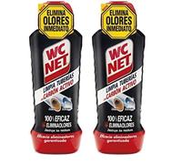 ¿Tuberías lentas? Wc Net Limpia Tuberías con Carbón activo es la solución. Eficaz con restos de jabón y grasas. 665 + 35ml gratis (Paquete de 2)