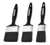 TubeRoo Juego de pinceles de pintura, 37, 50, 75 mm, pincel para barniz, aceite de madera y pintura de pared, pincel de barniz para madera, juego de pinceles planos, pinceles de pintura para metal,