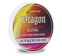 Tubertini Hilos de Pesca Dragon Neutral 0.20 mm 50 m Nylon Spinning Surfcasting Carpfishing
