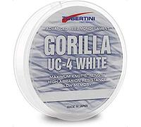 Tubertini Hilos de Pesca Gorilla UC-4 White 0.18 mm 350 m Nylon Spinning Surfcasting Carpfishing