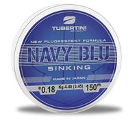 TUBERTINI - Monofilamento Navy azul Sinking de 150 metros Ø diámetros de 0,14 mm a 0,25 mm (Ø 0,220 mm - 6,10 kg)