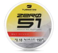 Tubertini Monofilamento Zero 51 Big River de suavidad y elasticidad, 150 m, 300 m, 1000 m, diámetro de 0,12 a 0,18 mm de diámetro (0,20 - 6,8 kg, 300 m)