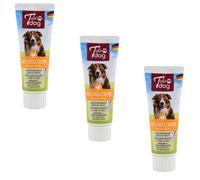 Tubi dog Crema de Pollo | Paquete de 3 | 3 x 75 g | Suplemento Alimenticio para Perros | Ideal para Entrenamiento y Paseos Ocultar Medicamentos | 51% Hígado de Pollo