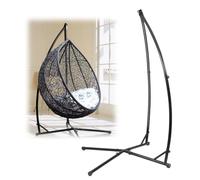 Tubiaz Estructura de Silla Colgante con Estructura Estable, Estructura de Silla Colgante de Metal de hasta 150 kg, Estructura de Hamaca, Soporte de Asiento Colgante para Soporte de Asiento Colgante,