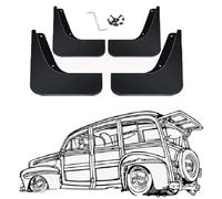 TUBIC Auto Guardabarros Faldillas antibarro para Sharan 2011-2018 Splash Guardias Barro Aletas Delante detrás 4 Piezas