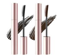 Tubing Mascara Black & Brown Duo For Lash Makeup,Long Lasting Waterproof And Sweatproof Mascara,Curling Voluminous Tubing Mascara for Fuller (Black+Brown)