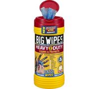 TUBO 100 Toallitas HEAVY DUTY. Toallitas limpiadoras para pinturas, siliconas, pegamento, grasa y otras suciedades.