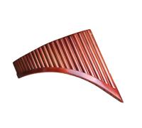 Tubo 22/25 De Rendimiento Profesional Flauta De Pan De Bambú Amargo Caja De Aleación De Aluminio Bajo De Tubo Largo Izquierdo(F,22)