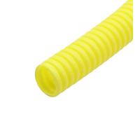 tubo acanalado flexible del conducto, Los PP aislaron la manguera acanalada del alambre tubo que roscaba flexibilidad protectora plástica de manga 11.6mm-34.5m m(Yellow,AD 18.5 x ID 14.3mm)