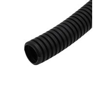 tubo acanalado flexible del conducto, Manguera de rosca corrugada aislada con PP, 1 metro a 10, funda protectora tubo plástico negro, flexibilidad(AD 15.8mm x ID 12mm 1 meter)
