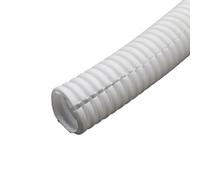 tubo acanalado flexible del conducto, Manguera de rosca corrugada aislada PP, funda protectora alambre tubo plástico, 10mm, 12mm, 20mm, 23mm, 29mm, 1 metro flexibilidad(White,AD 25 x ID 20mm)