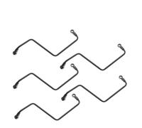 Tubo aceite turbocompresor Compatible Con Peugeot 1007 Hatchback 1.4 HDI 2005- Para 206 Saloon 1.4 HDI 2007- Coche Accesorios De Tubería De Alimentación De Aceite Para Turbo 2S6Q6K679AA(5PC)