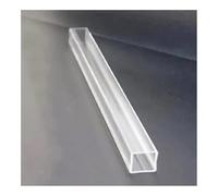 Tubo acrílico cuadrado, Longitud de acrílico de los tamaños 100m m del tubo cuadrado y rectangular de PMMA(50mmx50mmx2mmx100mm)