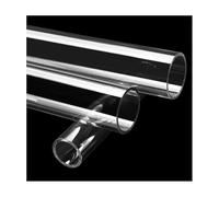 Tubo acrílico cuadrado transparente, Tamaños múltiples de acrílico de la longitud del tubo cuadrado 1000m m for la refrigeración por agua de DIY(32x28mm)